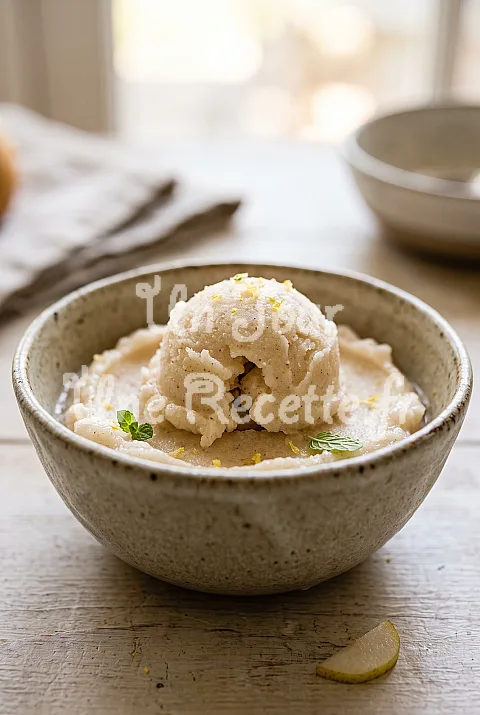 Photo de Sorbet à la poire sans sorbetière