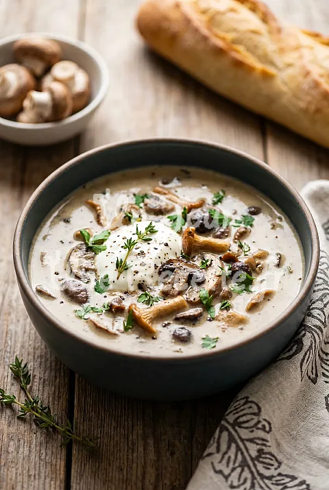 Photo de Soupe aux champignons