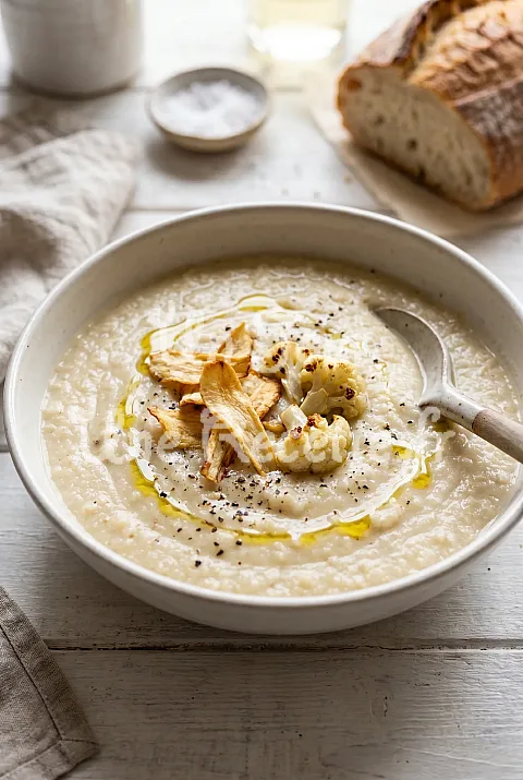 Photo de Soupe de panais et de chou-fleur