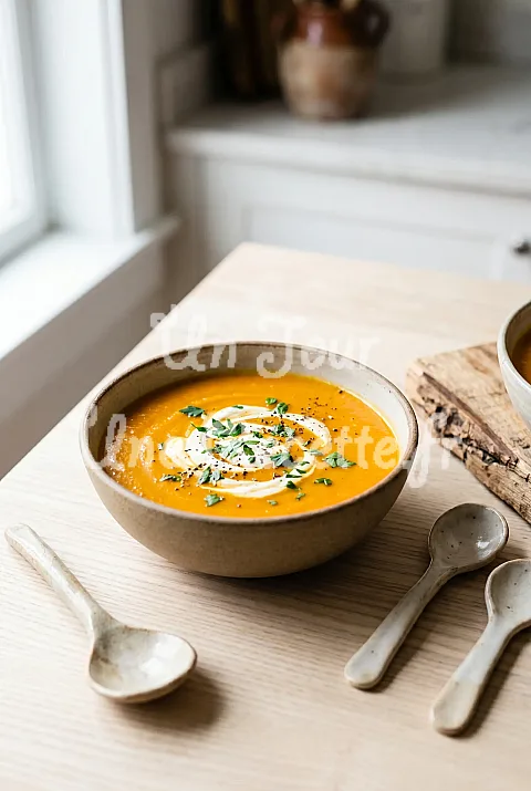 Photo de Soupe de patates douces et carottes