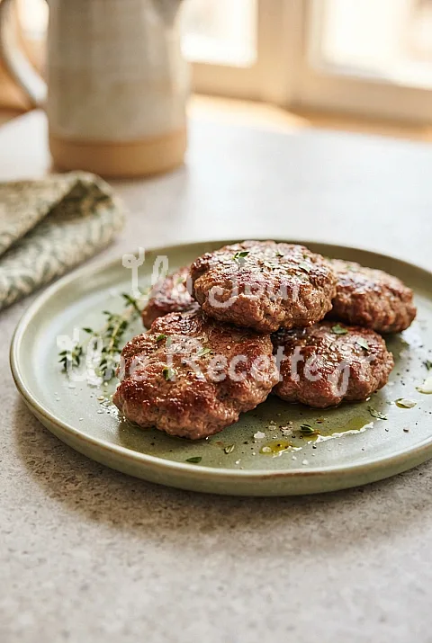 Photo de Steak haché à l'air fryer