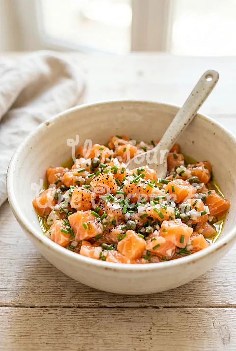 Photo de Tartare de saumon à tartiner