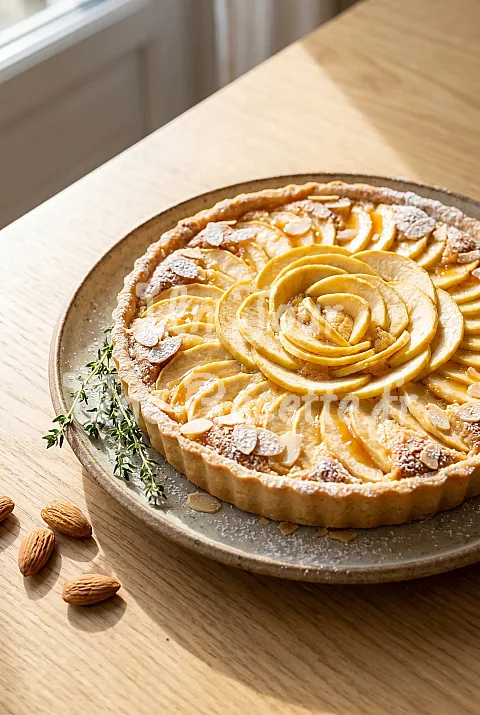 Photo de Tarte amandine aux pommes