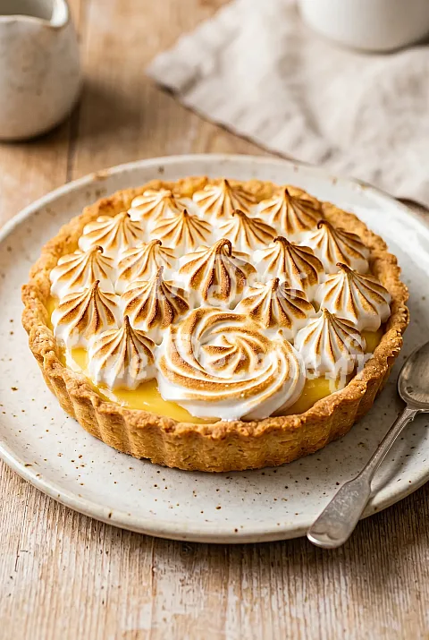 Photo de Tarte citron meringuée