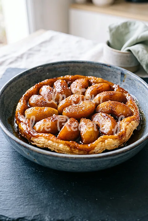 Photo de Tarte tatin revisitée à l'air fryer