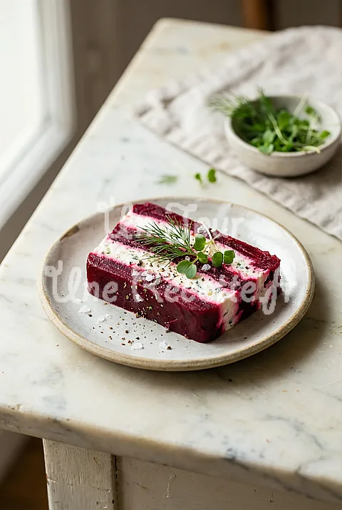Photo de Terrine de betteraves et de fromage frais