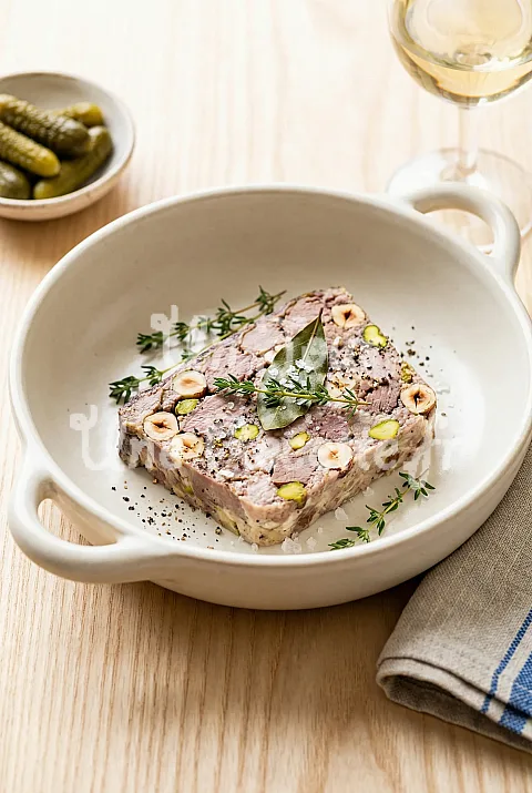 Photo de Terrine de canard noisettes et pistaches de Brigitte