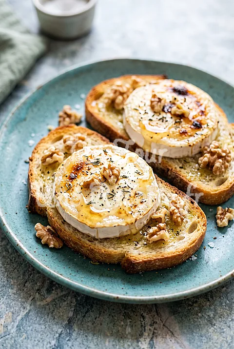 Photo de Toasts au chèvre chaud à l'airfryer