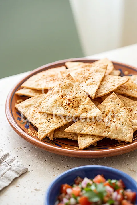 Photo de Tortillas chips maison à l'airfryer