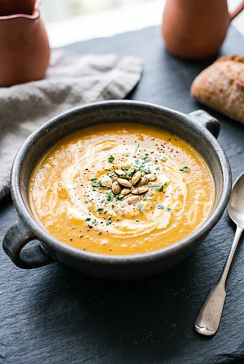Photo de Velouté de potimarron à la crème