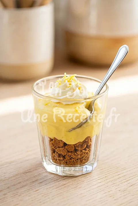 Photo de Verrines citron spéculoos