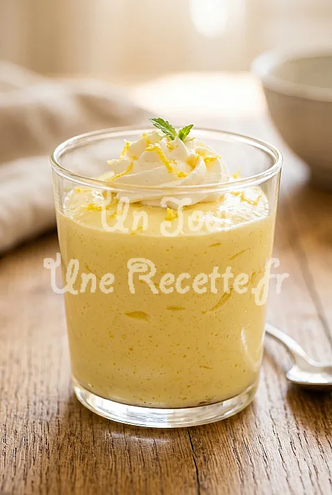 Photo de Verrines Mousse Citron