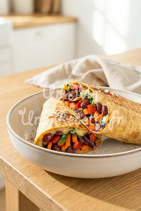 Photo de Wraps végétariens mexicains