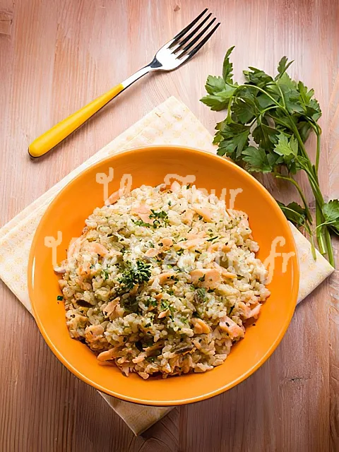 Photo de Risotto au saumon