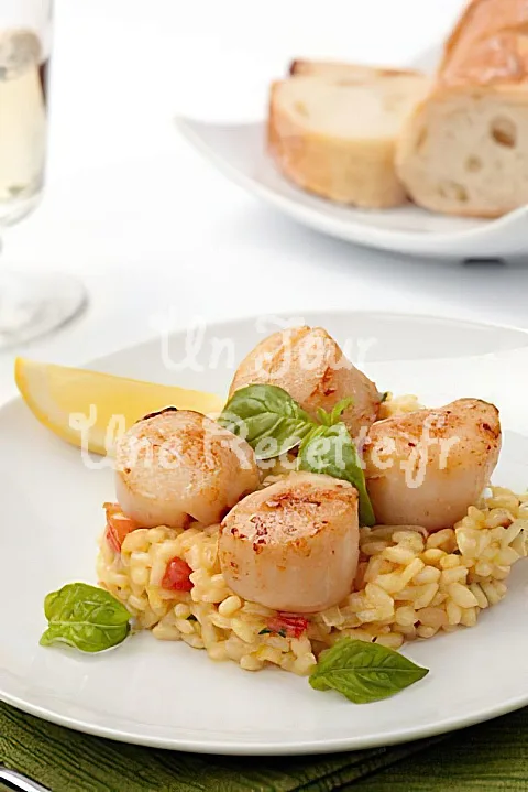 Photo de Risotto aux noix de Saint Jacques