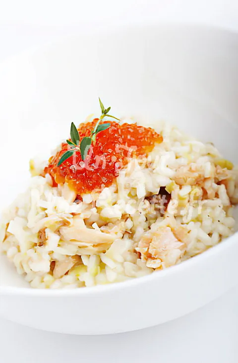Photo de Risotto saumon et oignons
