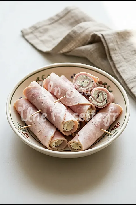 Photo de Roulés de jambon au boursin