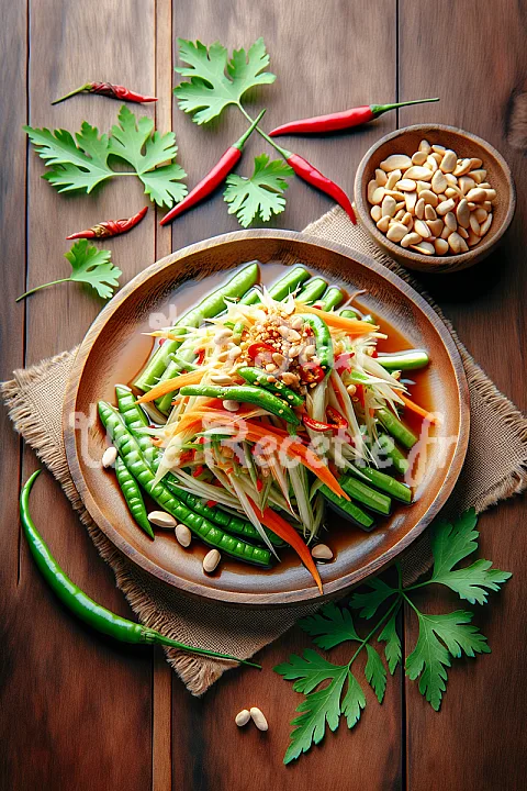 Photo de Salade de papaye verte
