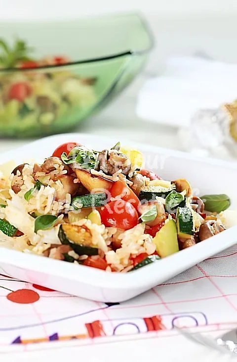 Photo de Salade de riz aux légumes