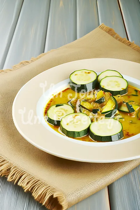 Photo de Soupe à la courgette et au curry