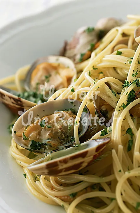 Photo de Spaghetti à la vongole (aux palourdes)