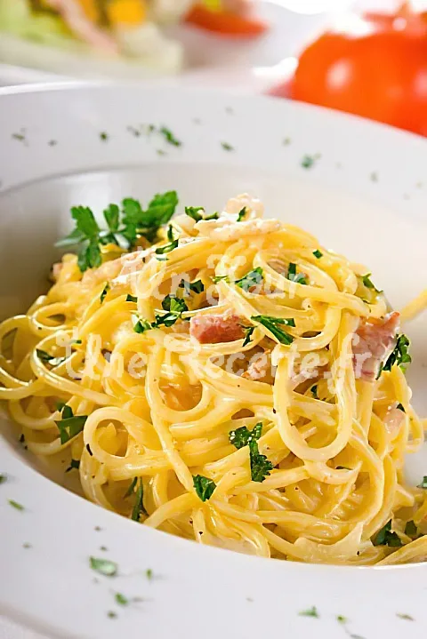 Photo de Spaghetti alla carbonara