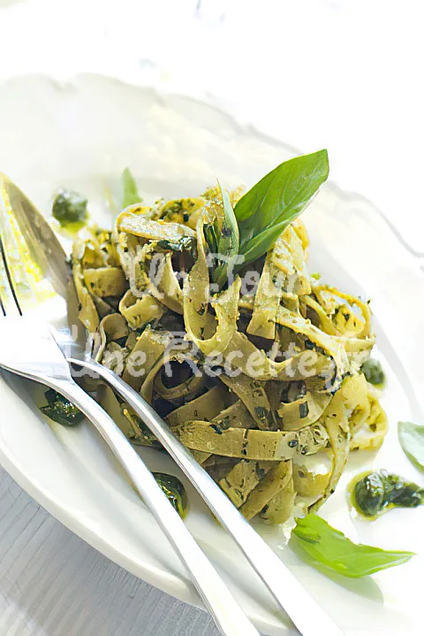 Photo de Tagliatelle au pistou maison