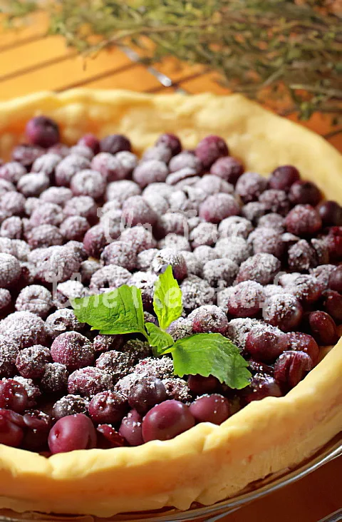 Photo de Tarte aux raisins