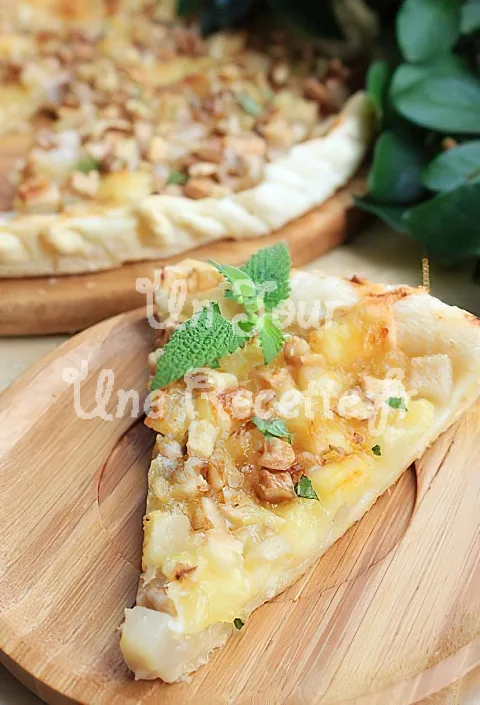 Photo de Tarte au camembert et aux pommes de terre