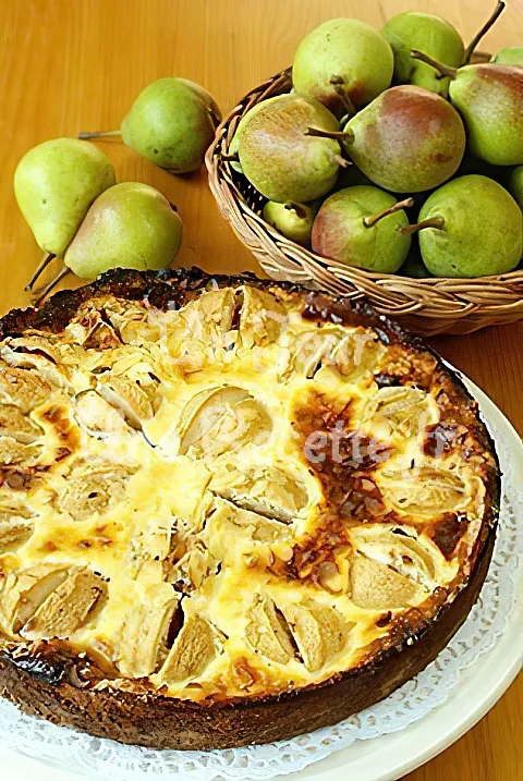 Photo de Tarte poire amandine