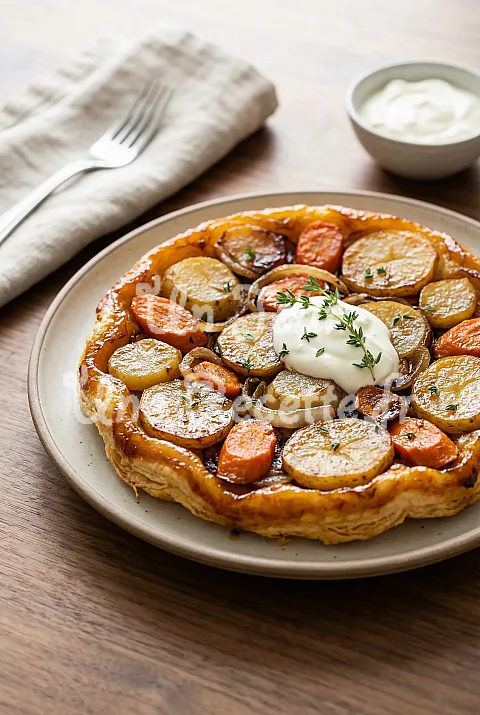 Photo de Tarte tatin de légumes