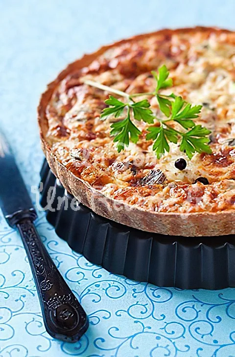 Photo de Tarte à la tomate et au thon