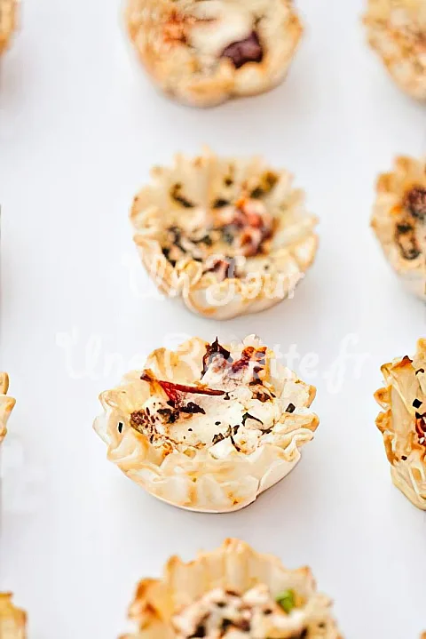 Photo de Tartelettes apéritives au chèvre