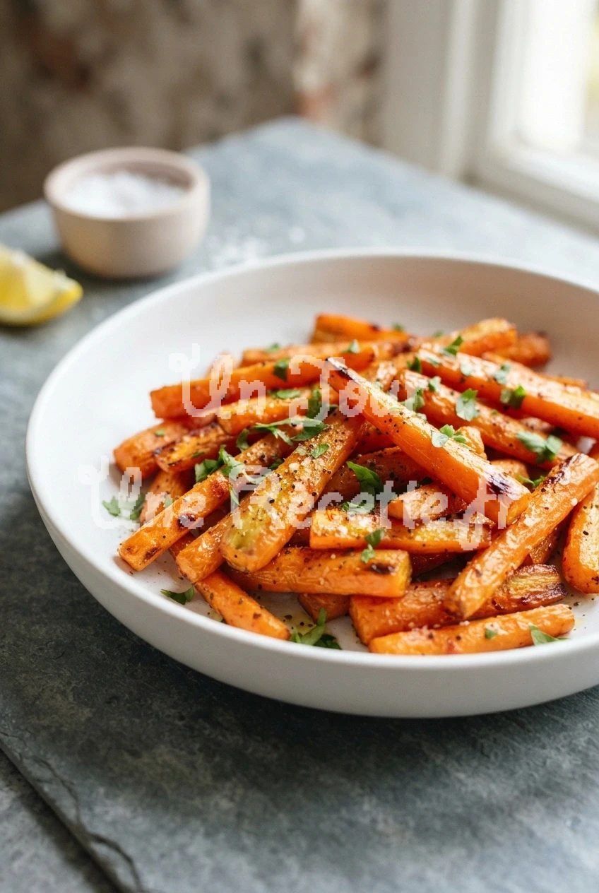 Photo de la recette Bâtonnets de carottes à l'air fryer