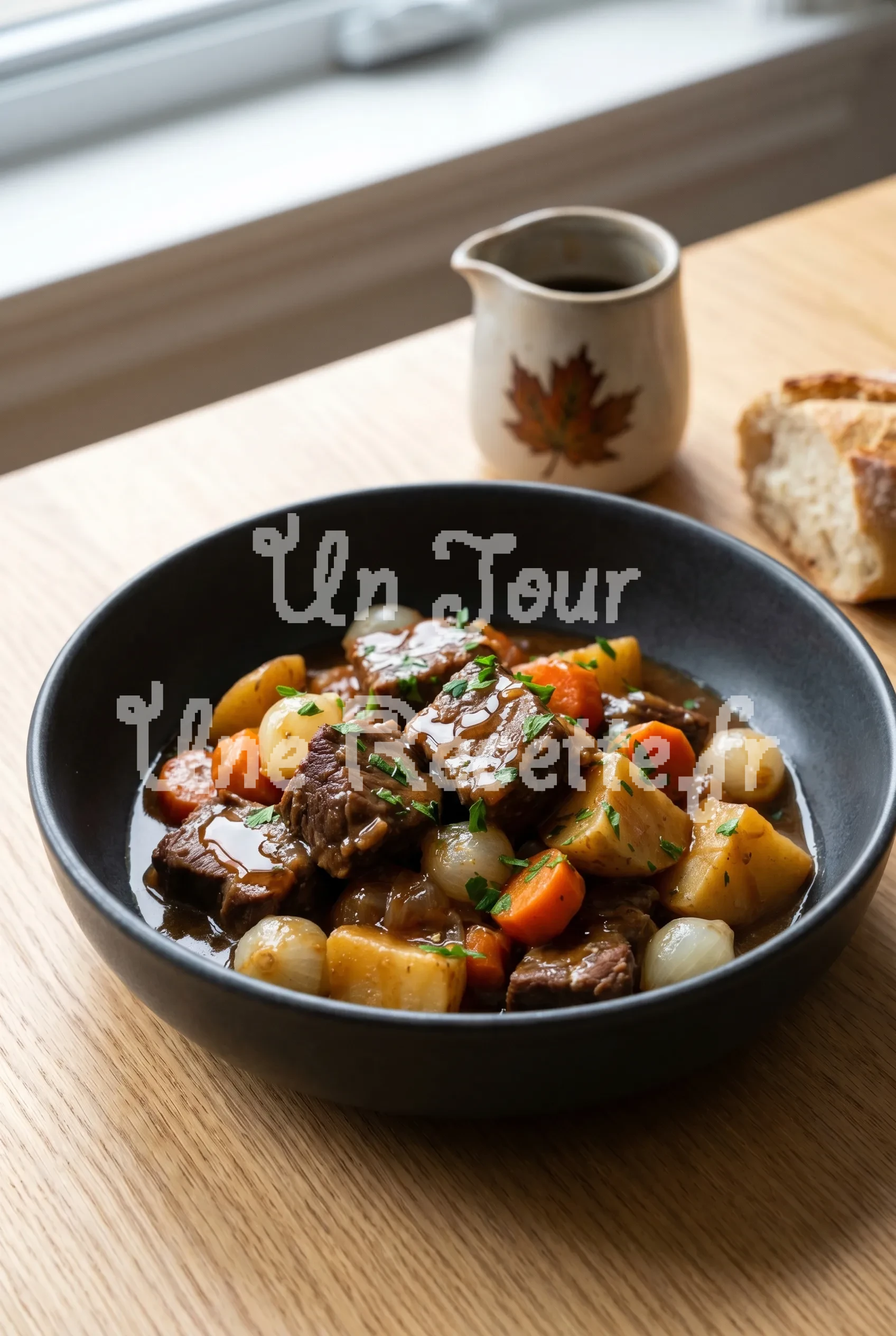 Photo de la recette Boeuf mijoté au sirop d'érable