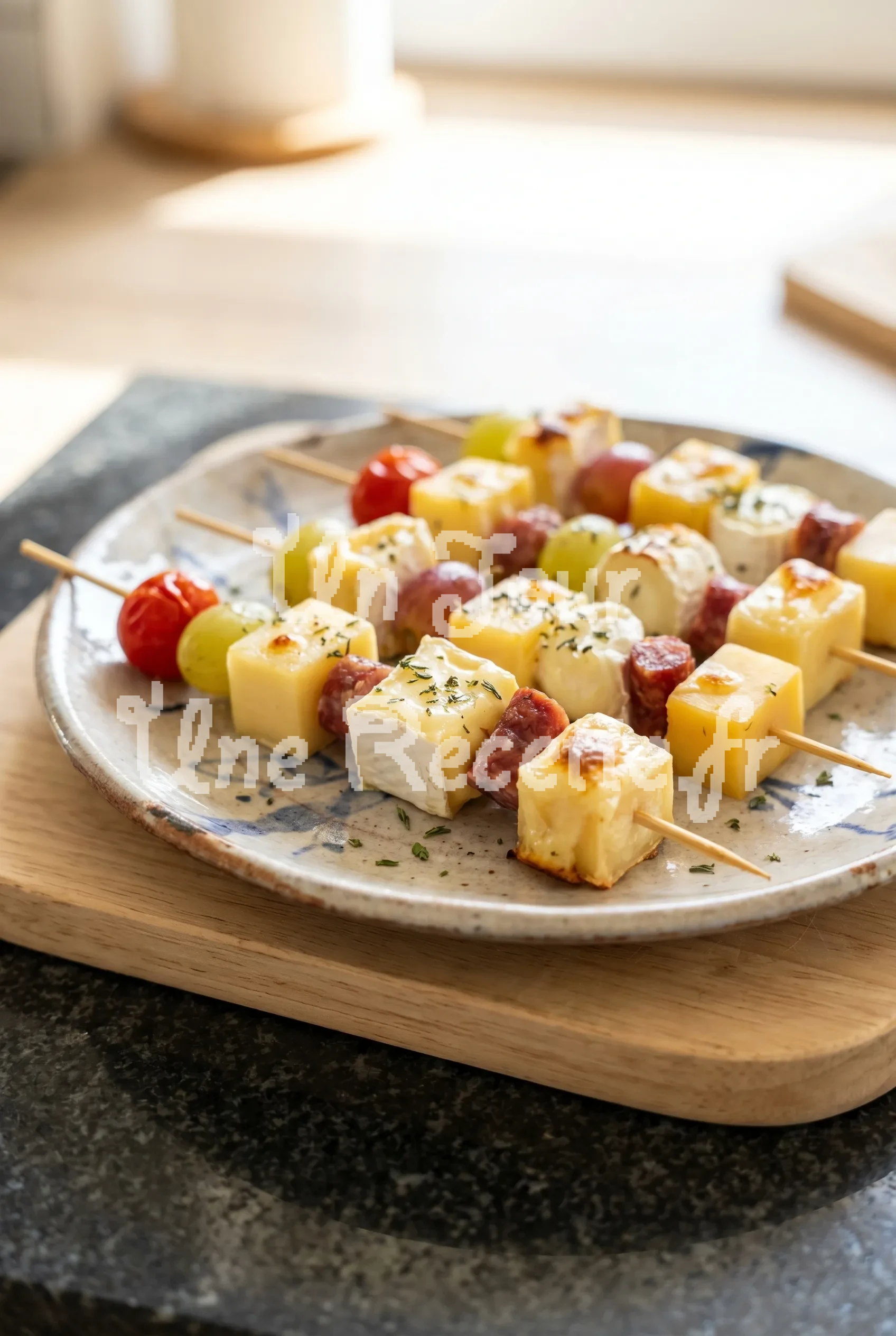 Photo de la recette Brochettes au fromage