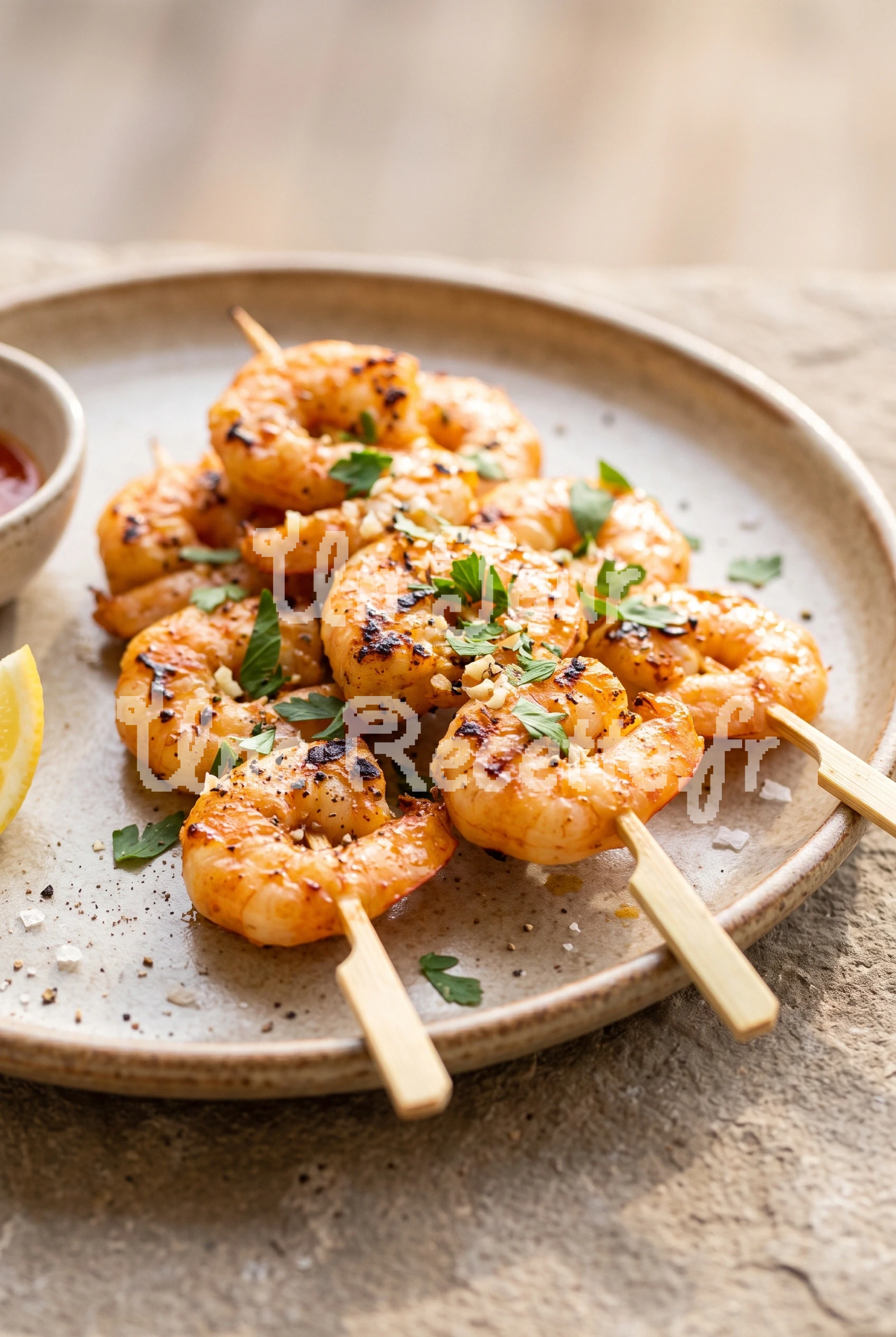 Photo de la recette Brochettes de gambas