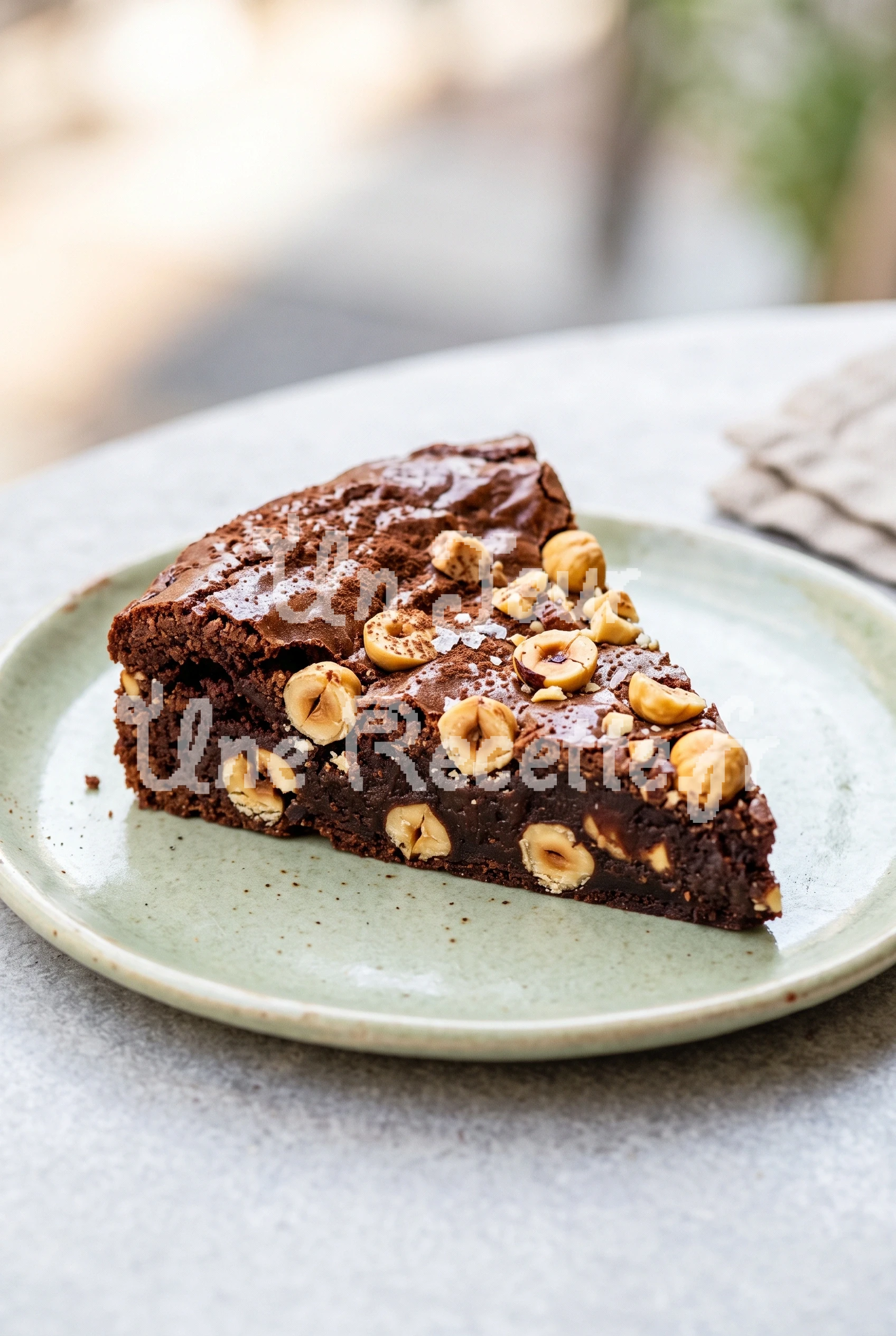 Photo de la recette Brownies chocolat-noisettes