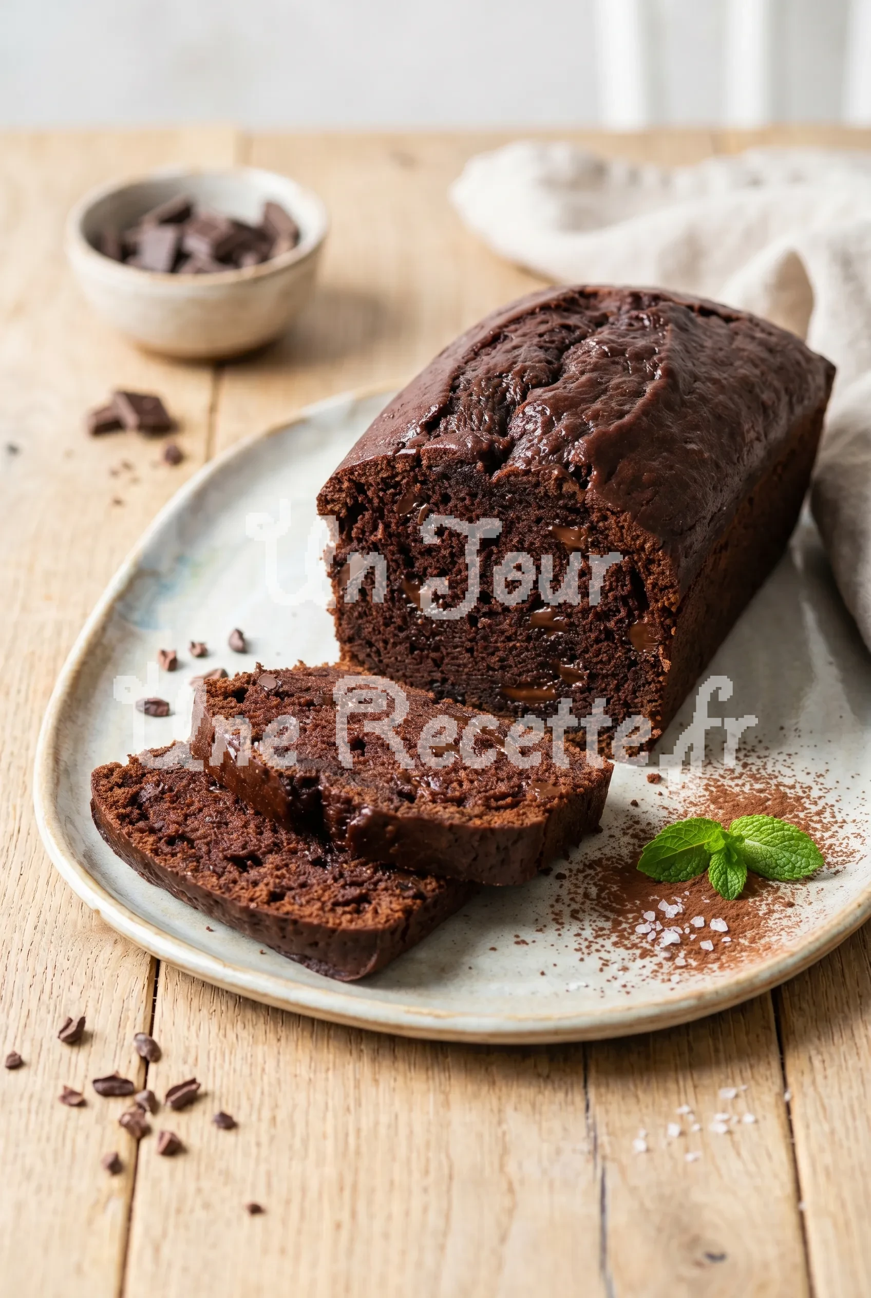 Photo de la recette Cake 100% chocolat