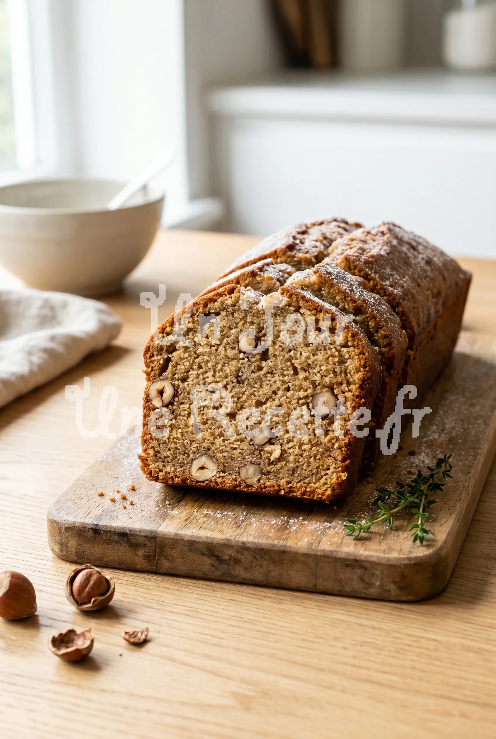 Photo de la recette Cake aux noisettes moelleux