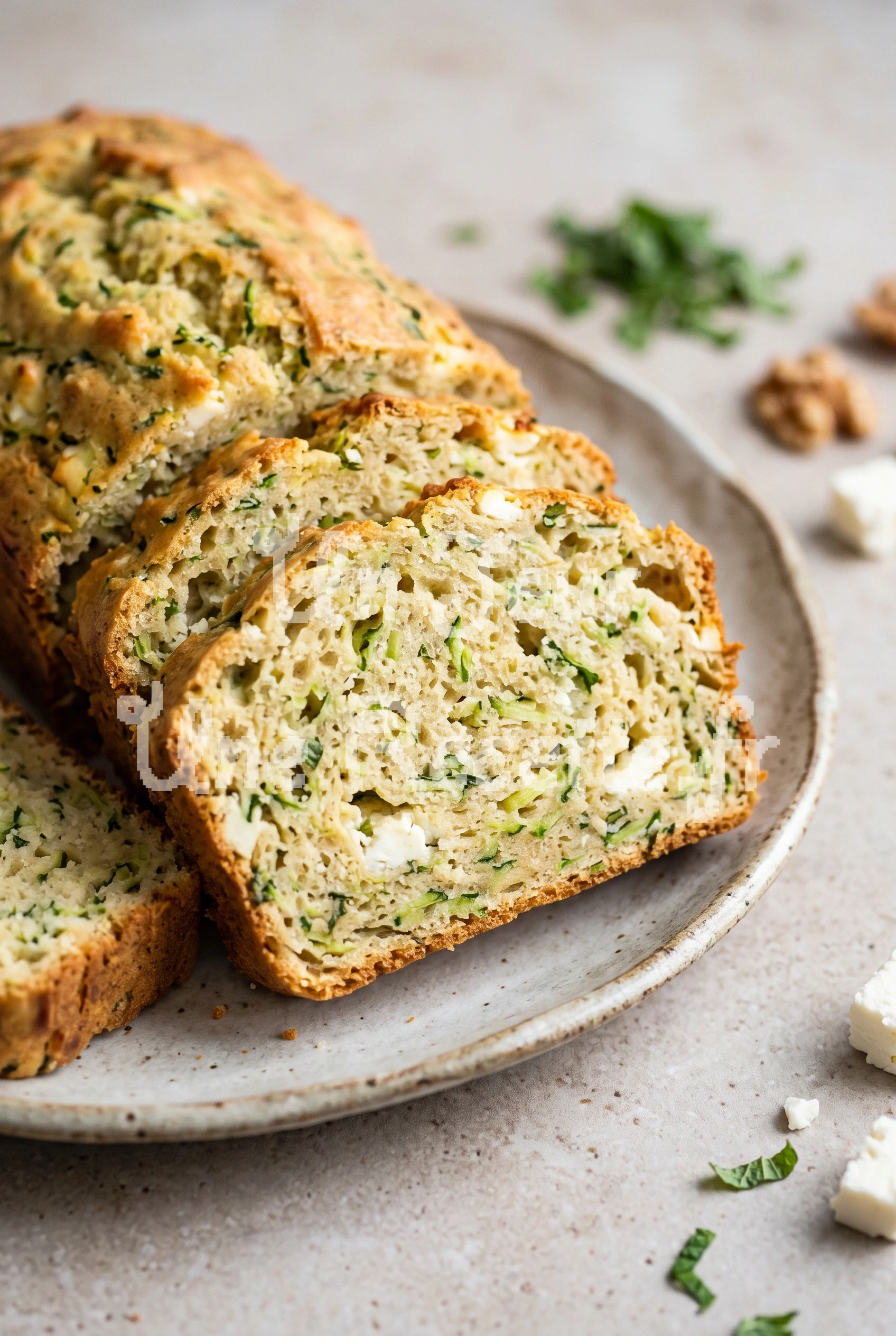 Photo de la recette Cake courgette feta