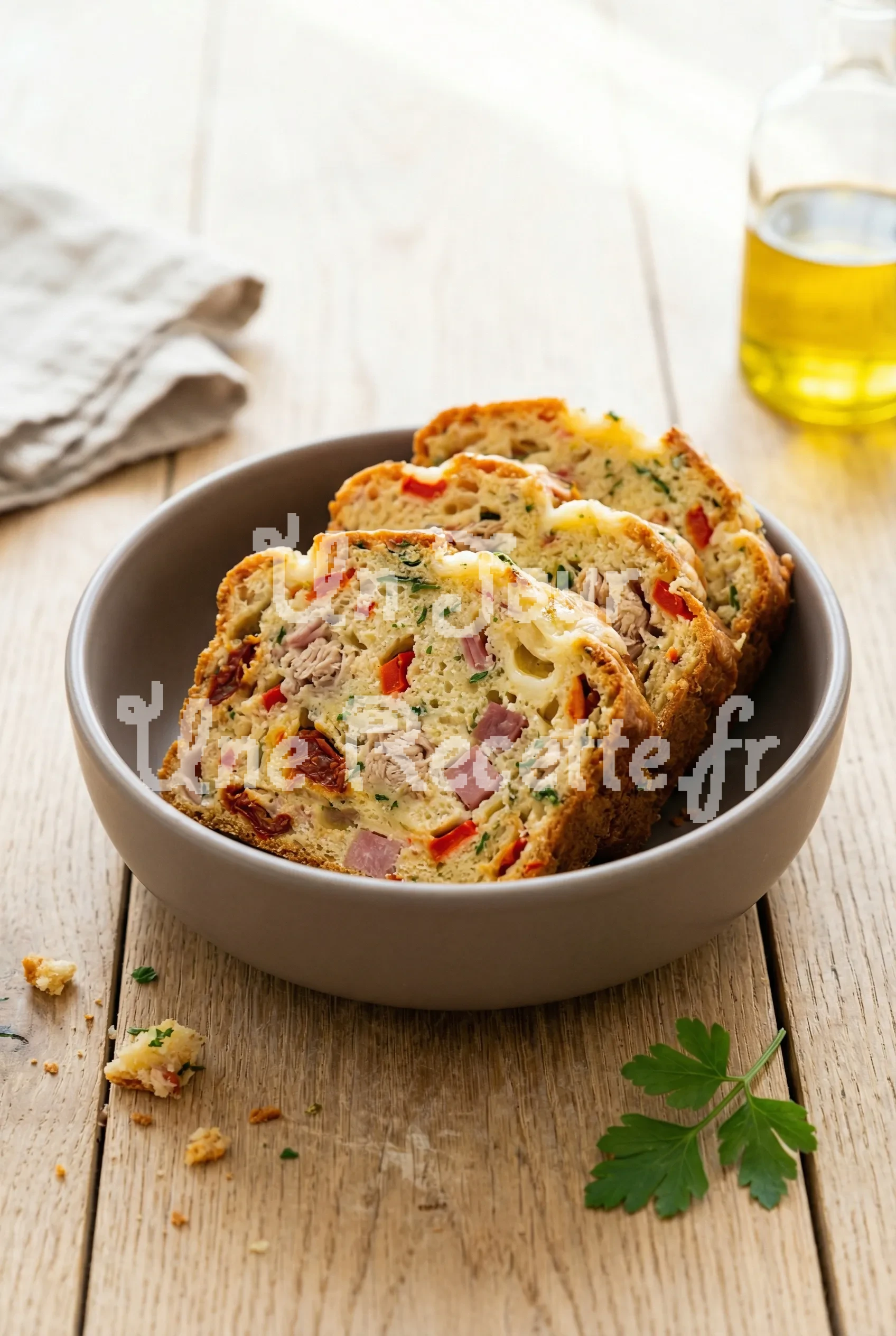 Photo de la recette Cake salé 3 couleurs