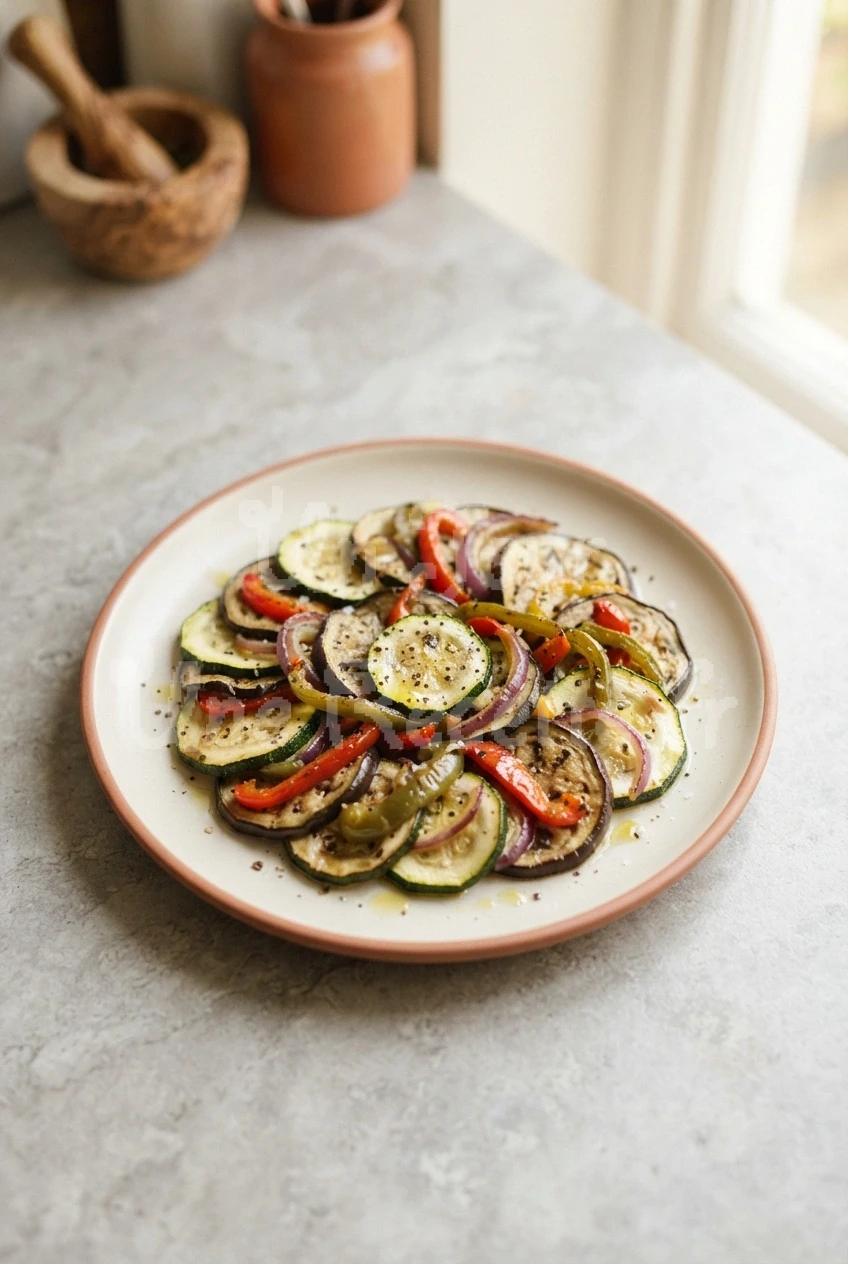 Photo de la recette Carpaccio de légumes