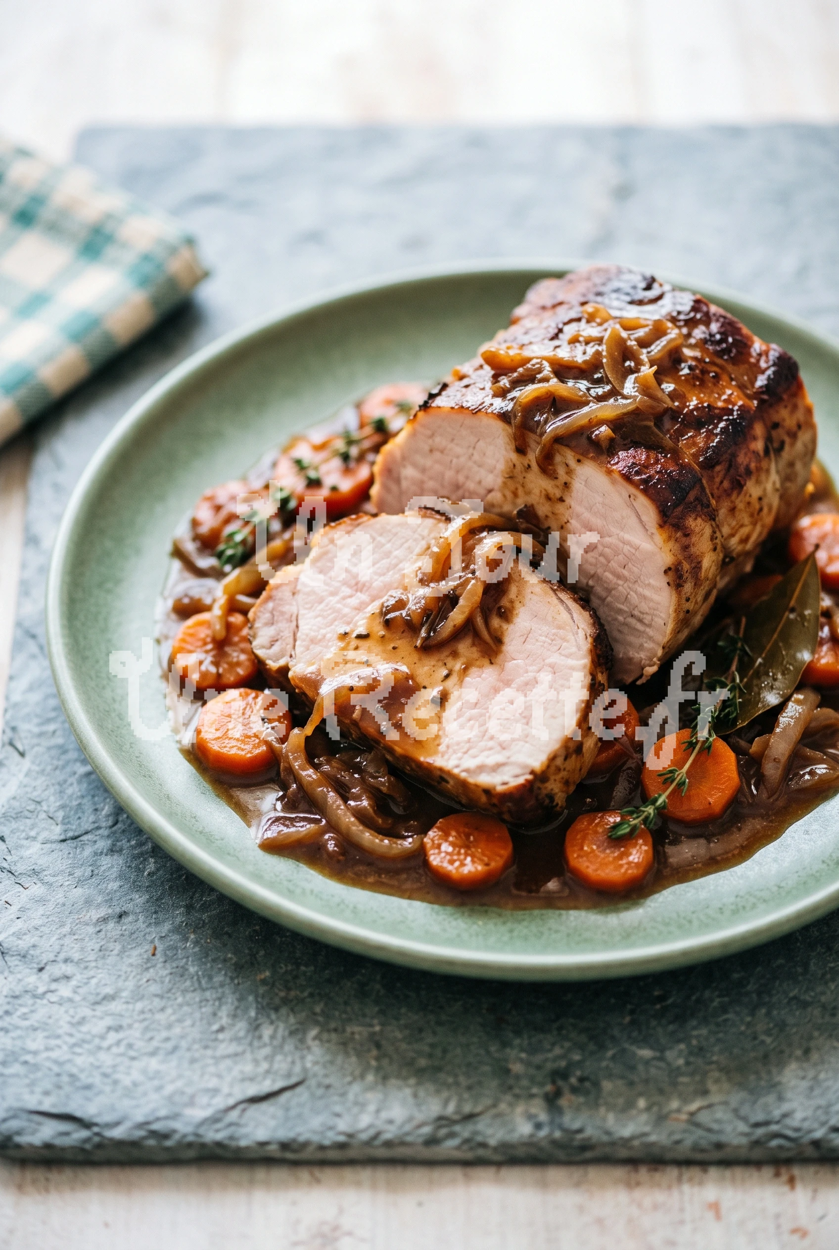 Photo de la recette Carré de porc à la bière