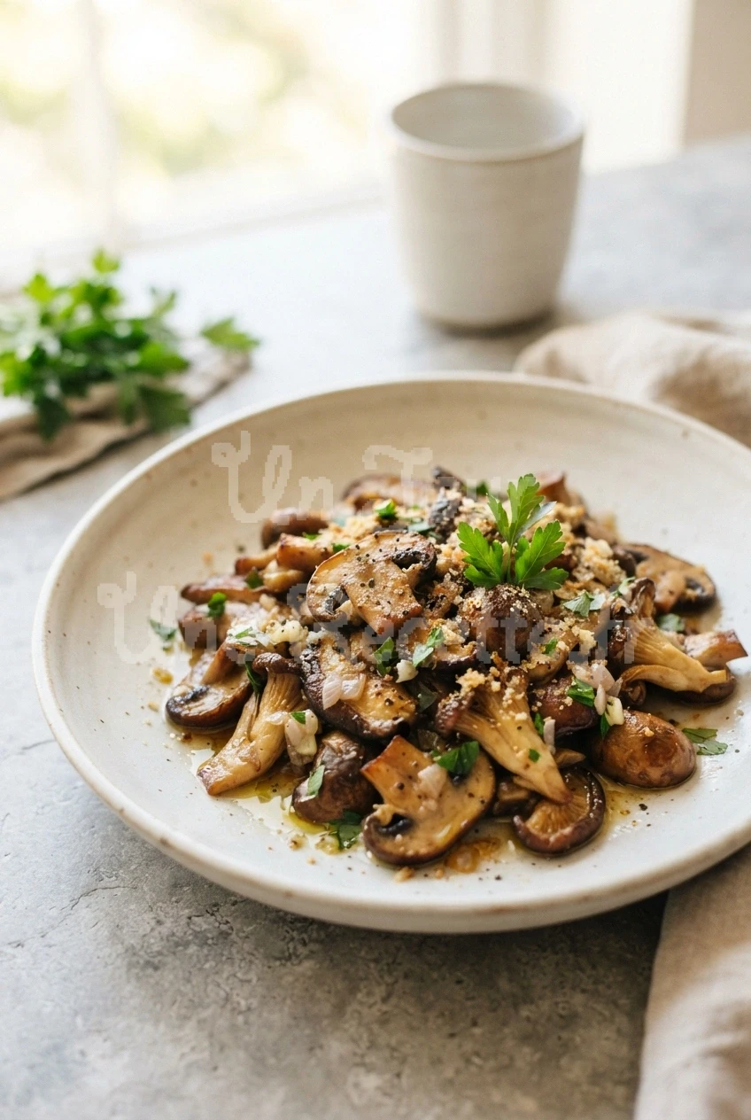 Photo de la recette Champignons à la Bordelaise