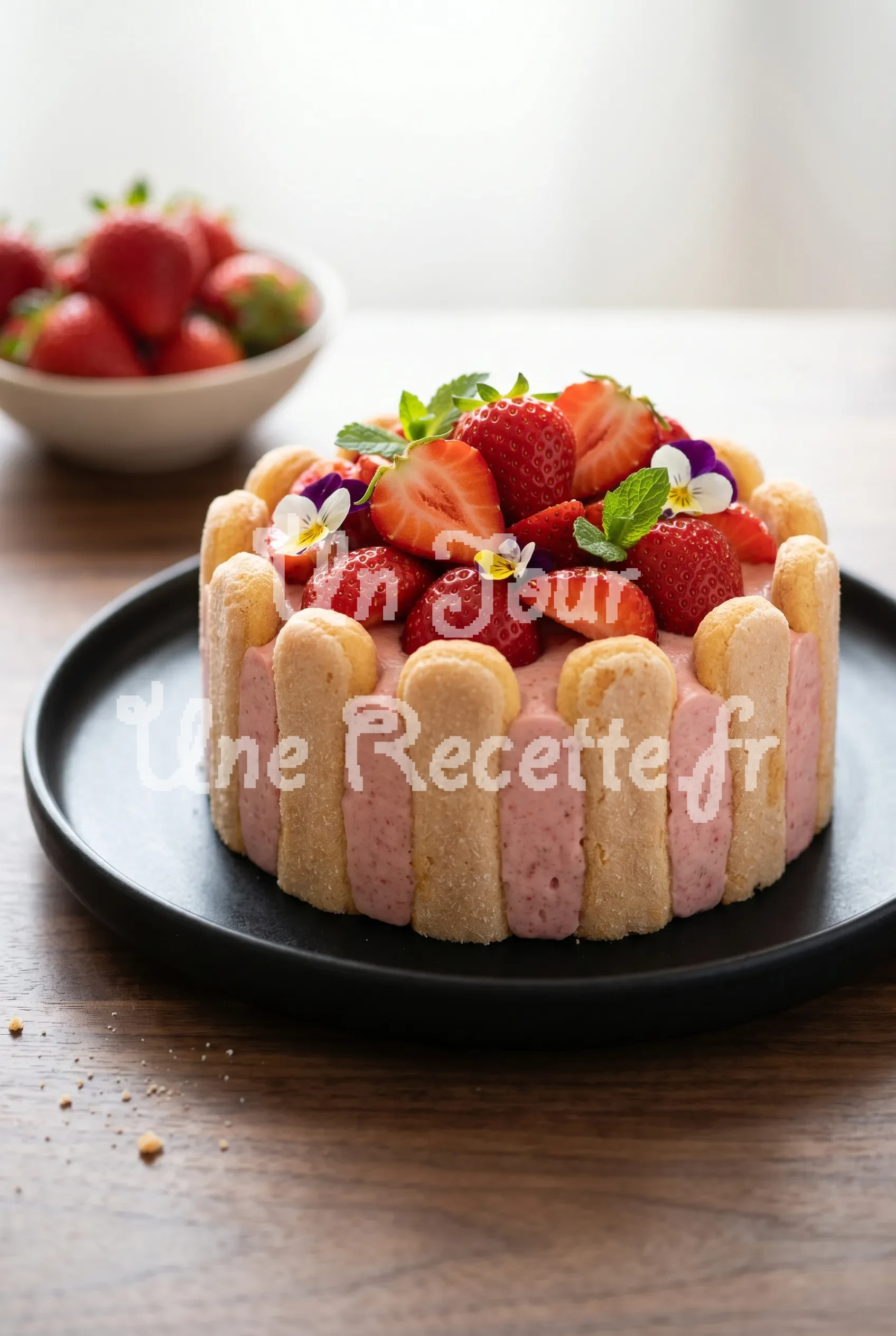 Photo de la recette Charlotte-aux-fraises