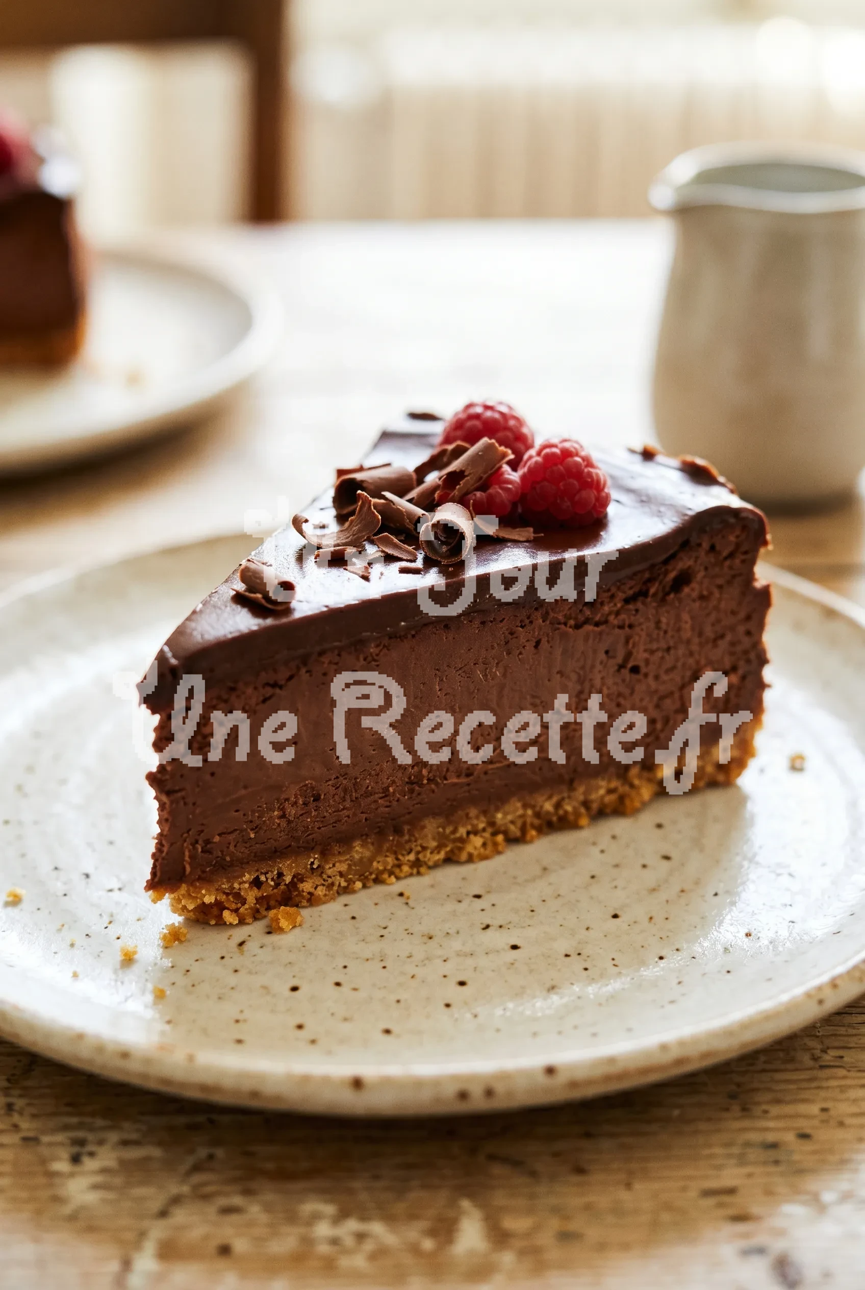 Photo de la recette Cheesecake au chocolat