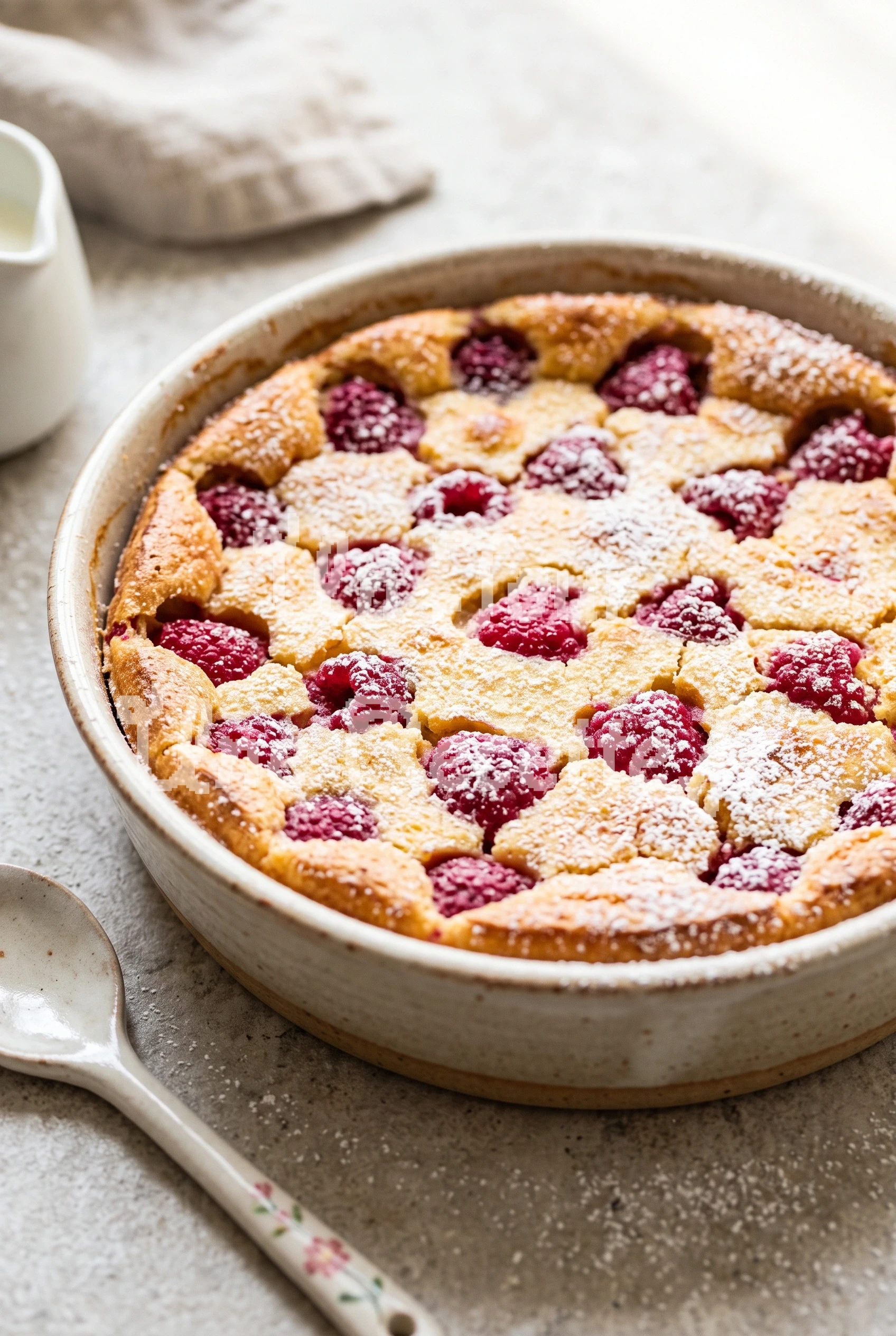 Photo de la recette Clafoutis à la framboise