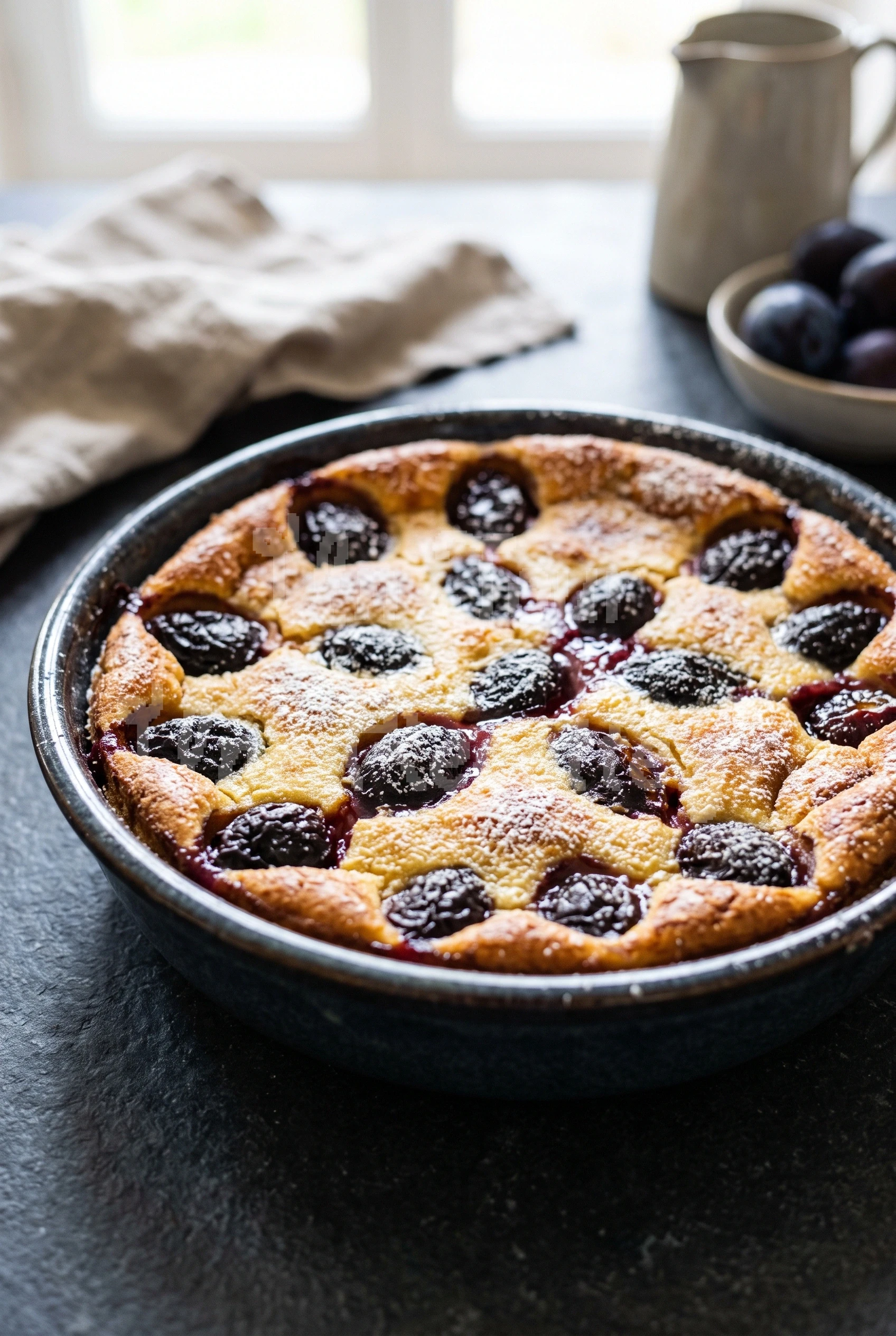 Photo de la recette Clafoutis aux prunes