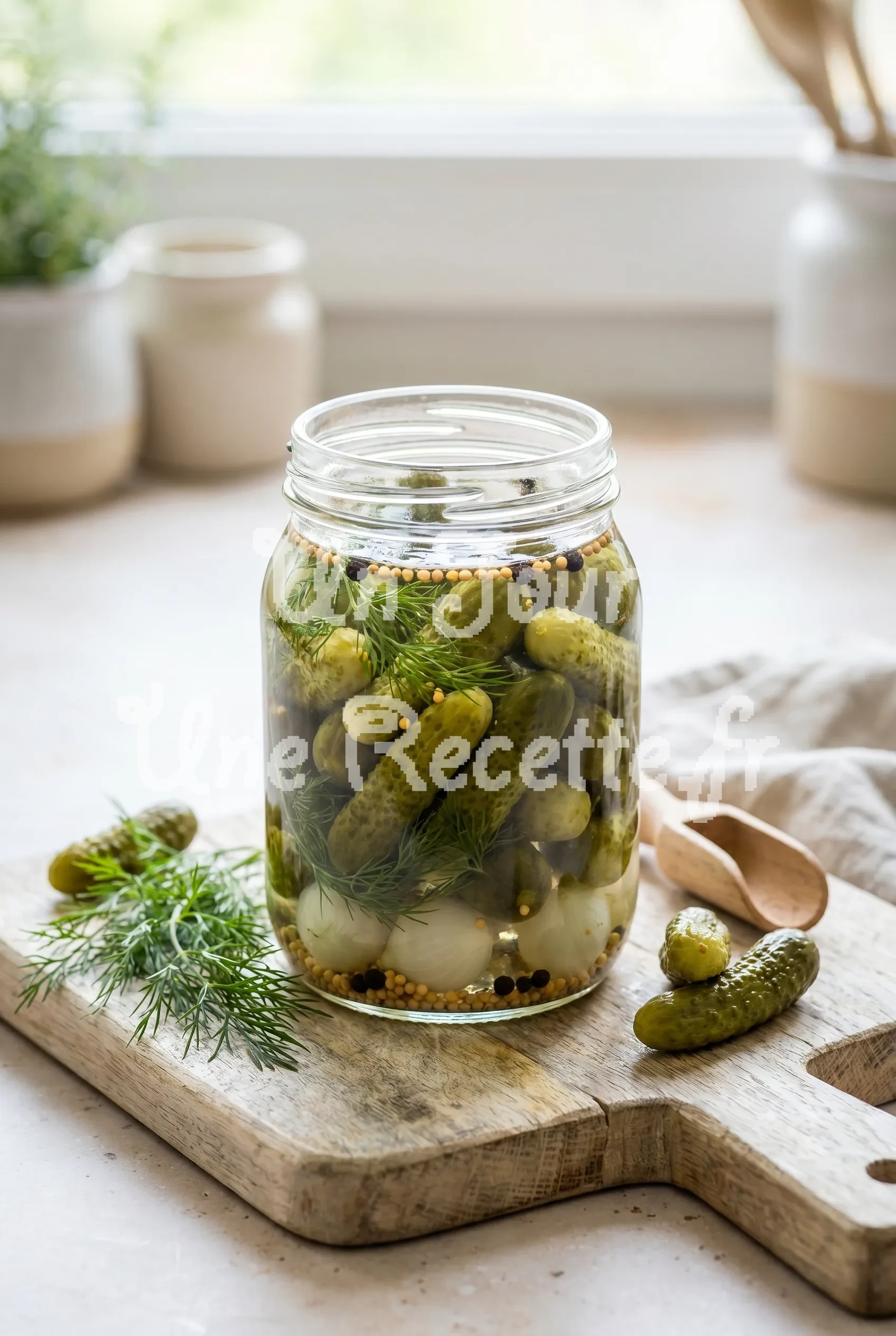 Photo de la recette Cornichons marinés à l'aneth